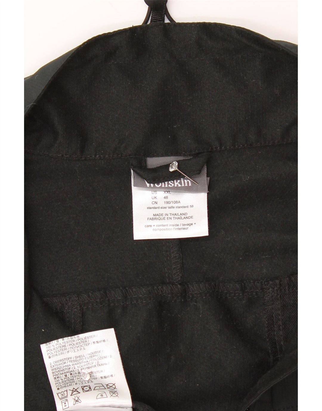 JACK WOLFSKIN Muška jakna UK 48 2XL crni poliester u boji