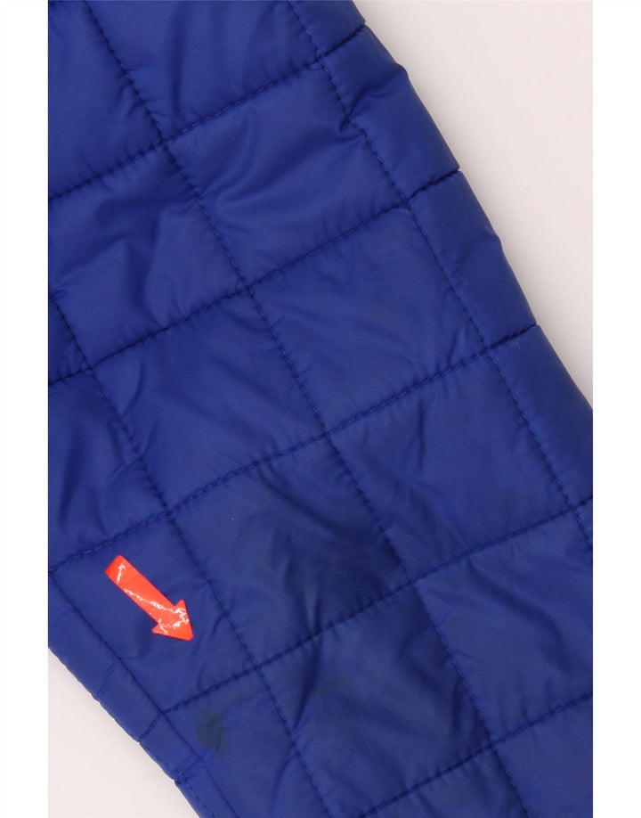 Superdry ženska podstavljena jakna s kapuljačom UK 10 Mali plavi najlon