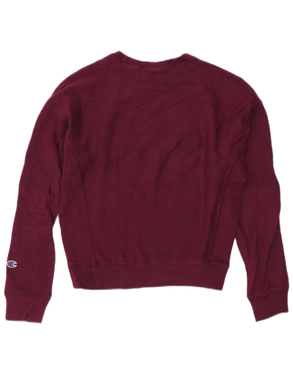 CHAMPION Ženska prekomjerna trenirka s grafičkim motivima UK 10 Small Burgundy