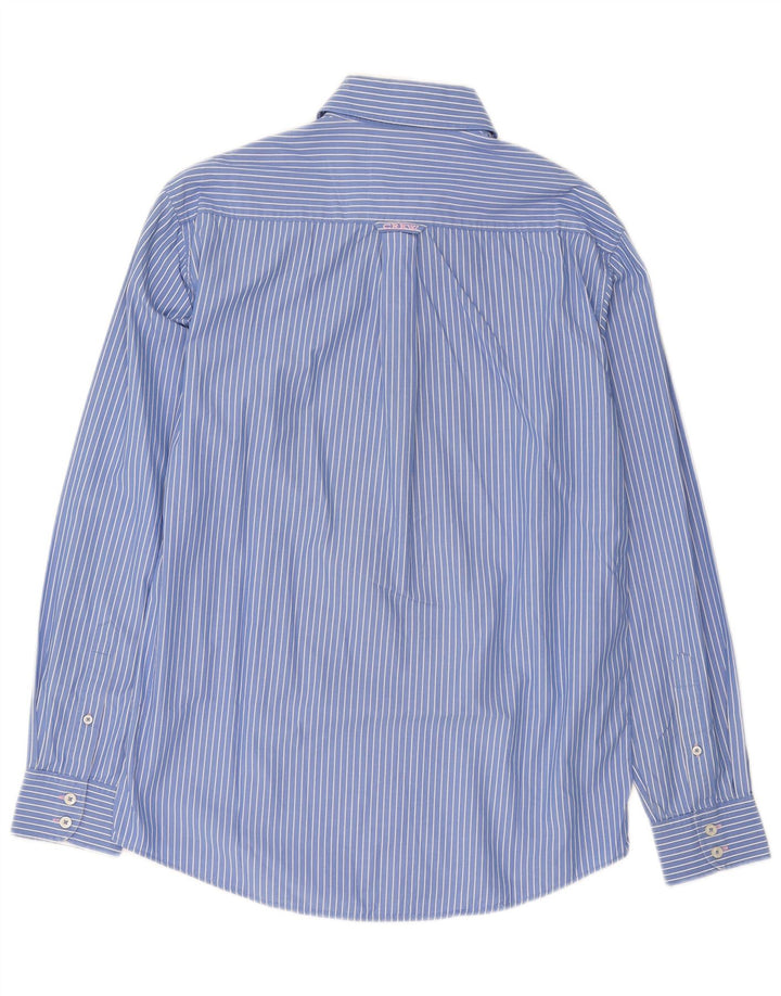Crew Clothing Muška košulja, pamuk srednje plave pruge