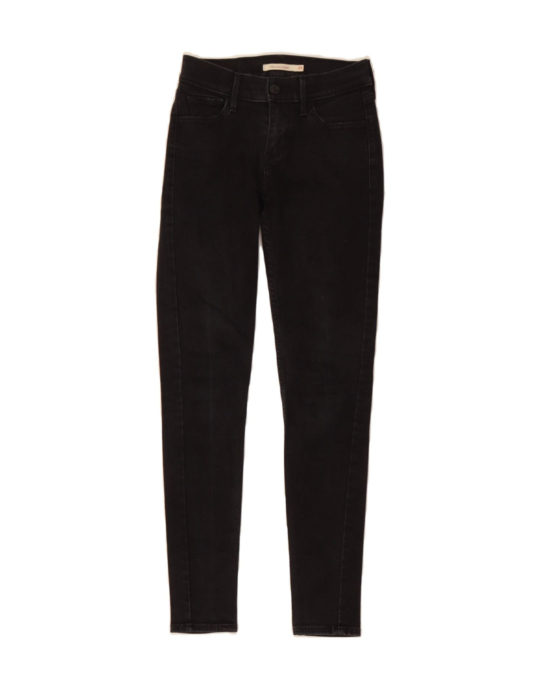 LEVI'S Womens 710 Super Skinny Jeans W25 L27 Black Vintage Levi's and Second-Hand Levi's from Messina Hembry 