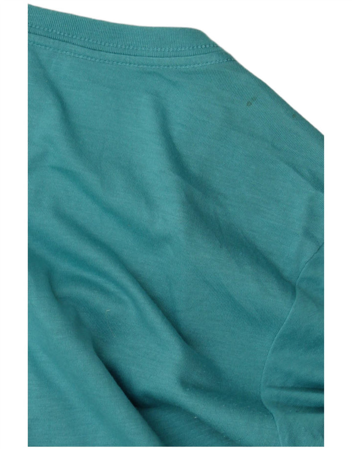 NIKE ženska majica kratkih rukava Slim Fit UK 12 srednje plavi poliester