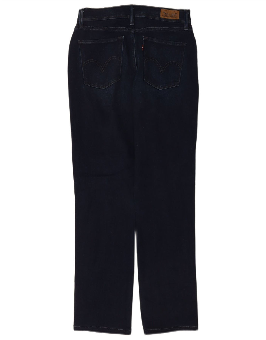 Levi's ženske 512 ravne traperice US 6 srednje W28 L28 tamnoplave
