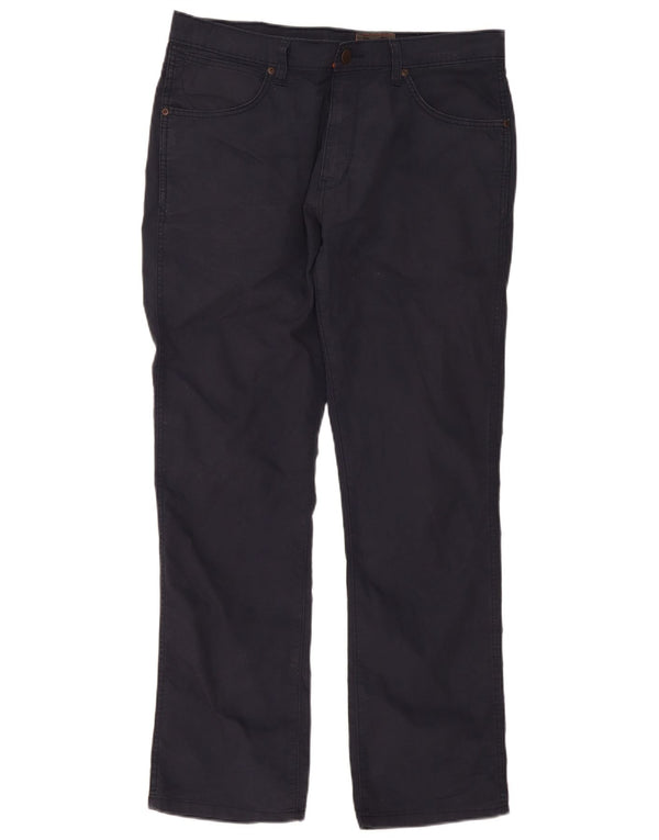 Wrangler muške Arizona rastezljive ravne ležerne hlače W36 L32 tamnoplave