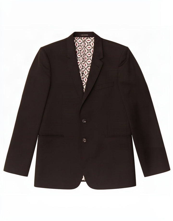 Ted Baker muška jakna sa 2 gumba UK 42 XL crna vuna