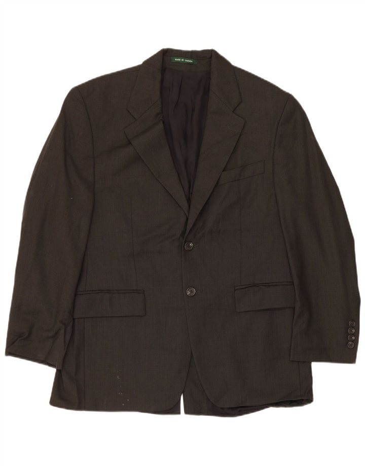 Ralph Lauren muška jakna s 2 gumba IT 56 2XL crna vuna