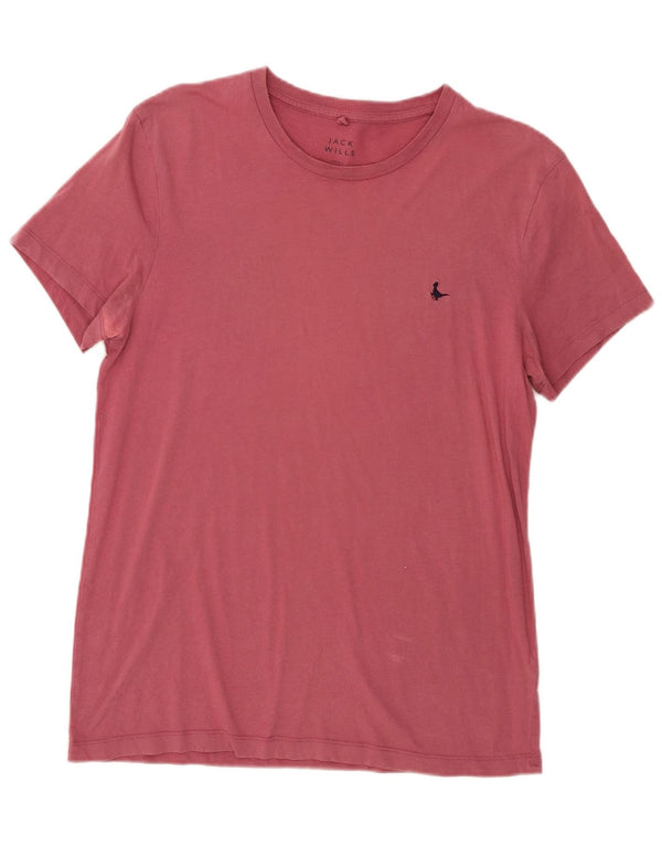 Jack Wills Muška majica kratkih rukava Mali bordo pamuk
