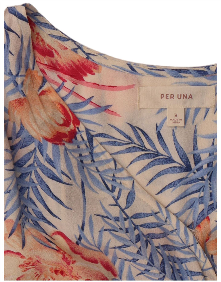 PER UNA Womens Maxi Wrap Dress UK 8 Small  Multicoloured Floral