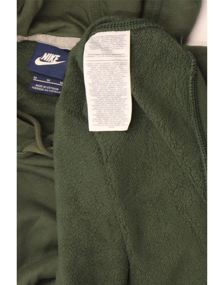 Nike muška majica s kapuljačom Srednje zeleni pamuk