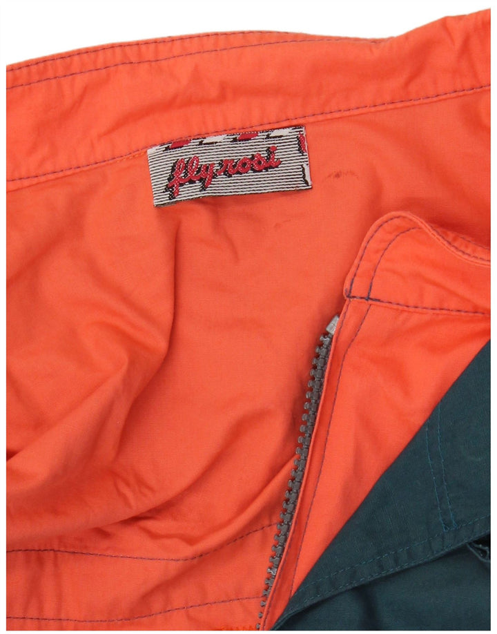 VINTAGE ženska bomber jakna UK 18 XL u bloku zelene boje