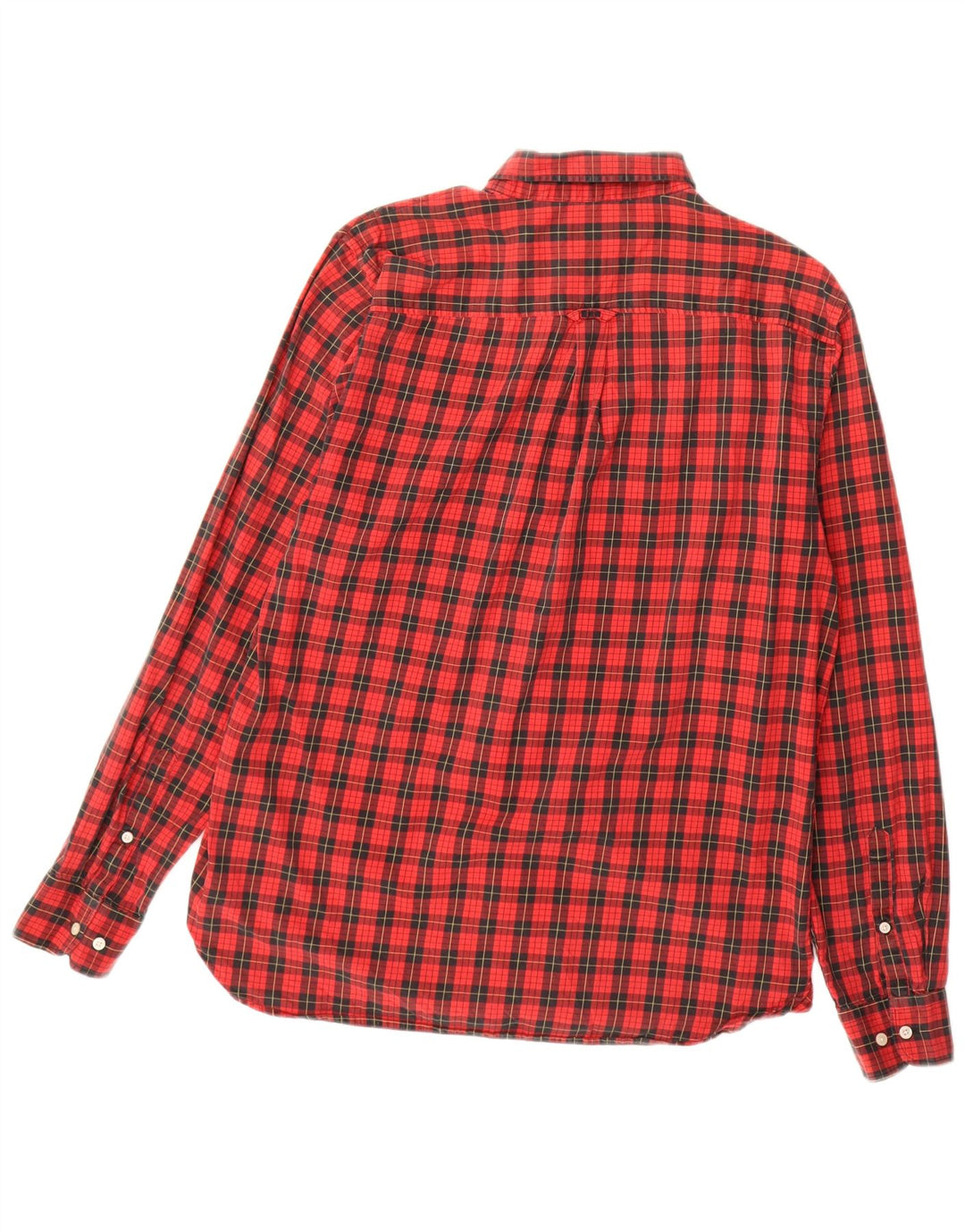 Superdry muška flanelska košulja, veliki crveni karirani pamuk