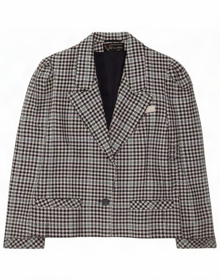 Vintage ženska jakna sa jaknom IT 34 XS Multicolored Houndstooth Classic