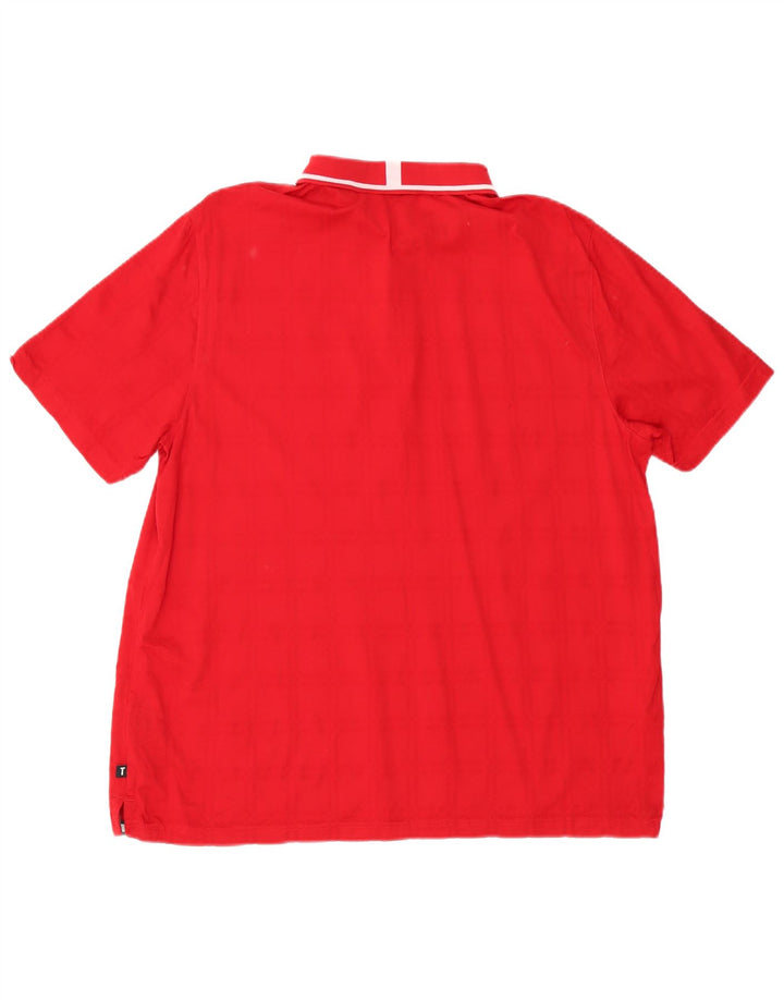 Ted Baker muška polo majica veličina 5 XL crveni pamuk