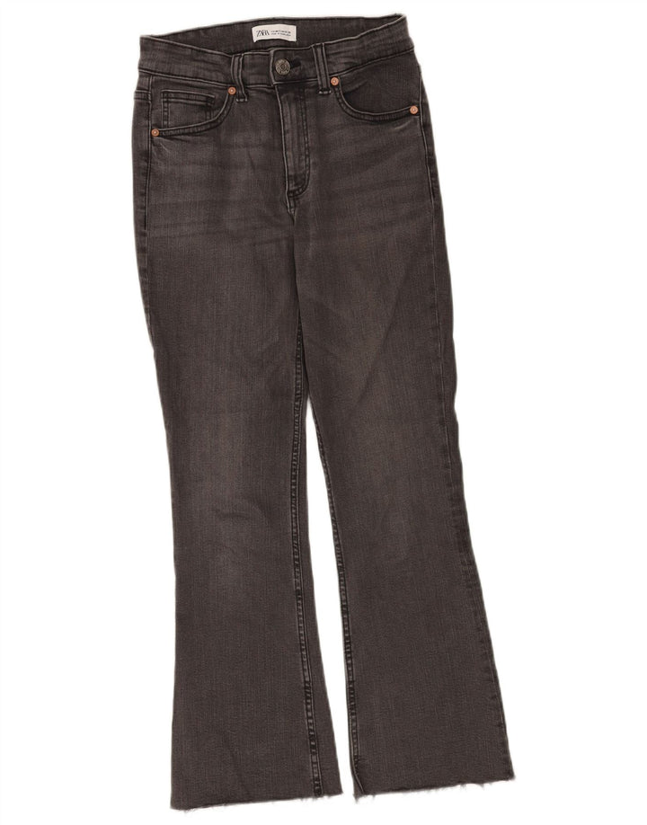 Zara ženske lepršave traperice EU 36 XS W26 L26 sive