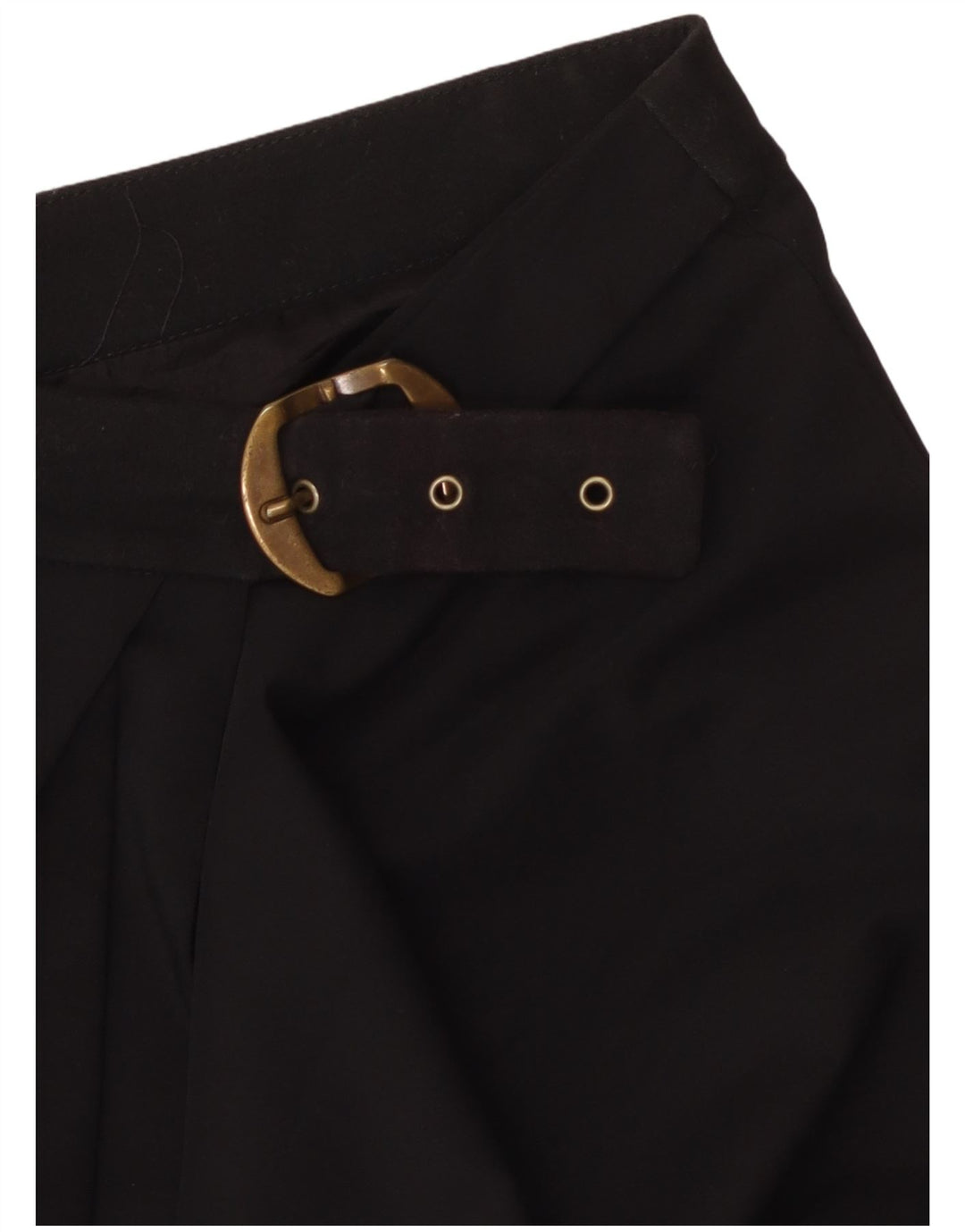 ANGELA MELE Ženska suknja na preklop IT 44 srednje W30 crna vuna