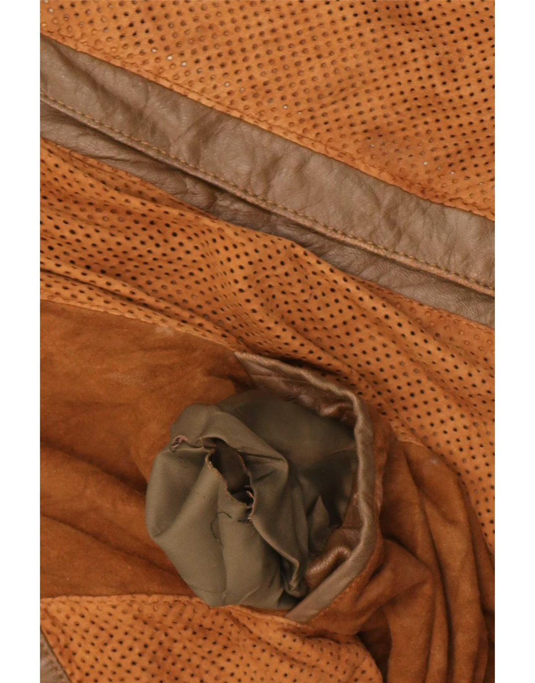 Vintage muška bomber kožna jakna UK 38 srednje smeđe boje