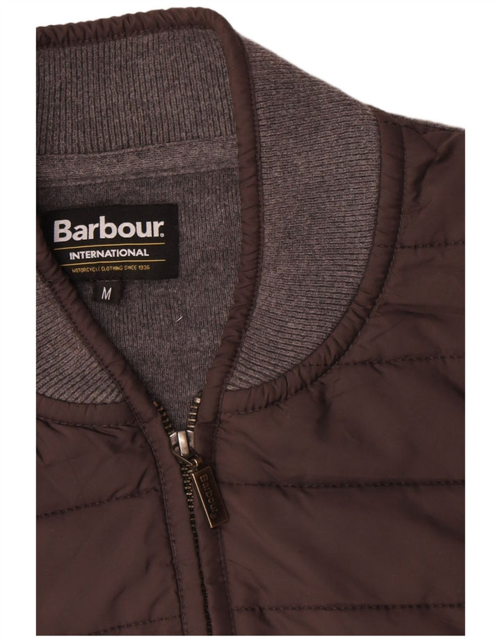 Barbour muški kardigan džemper srednje sivi pamuk