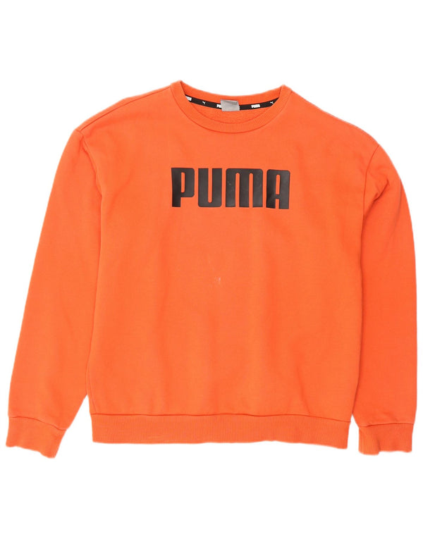 PUMA Ženska prekomjerna majica s motivima UK 10 Small Orange Cotton
