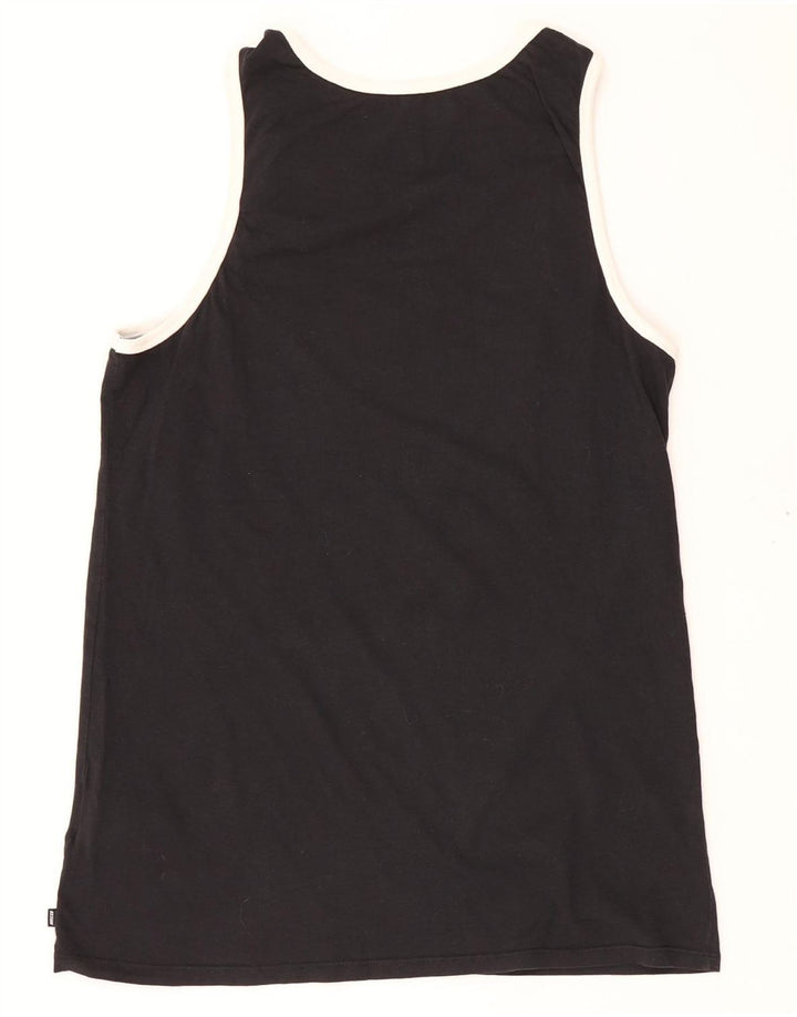 NIKE muški grafički prsluk, mali, crni pamuk