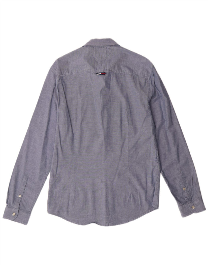 TOMMY HILFIGER Muška uska košulja Srednje plavi pamuk