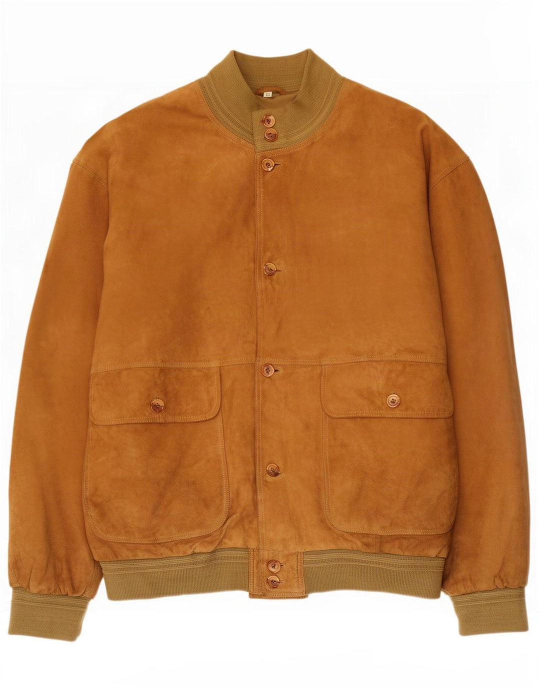Vintage muška bomber jakna od brušene kože IT 62 6XL smeđa koža
