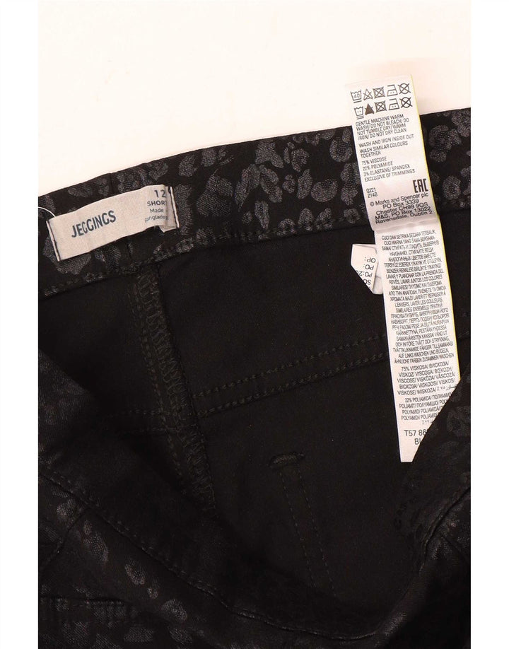 Marks & Spencer ženske jegging traperice UK 12 srednje W28 L26 crne