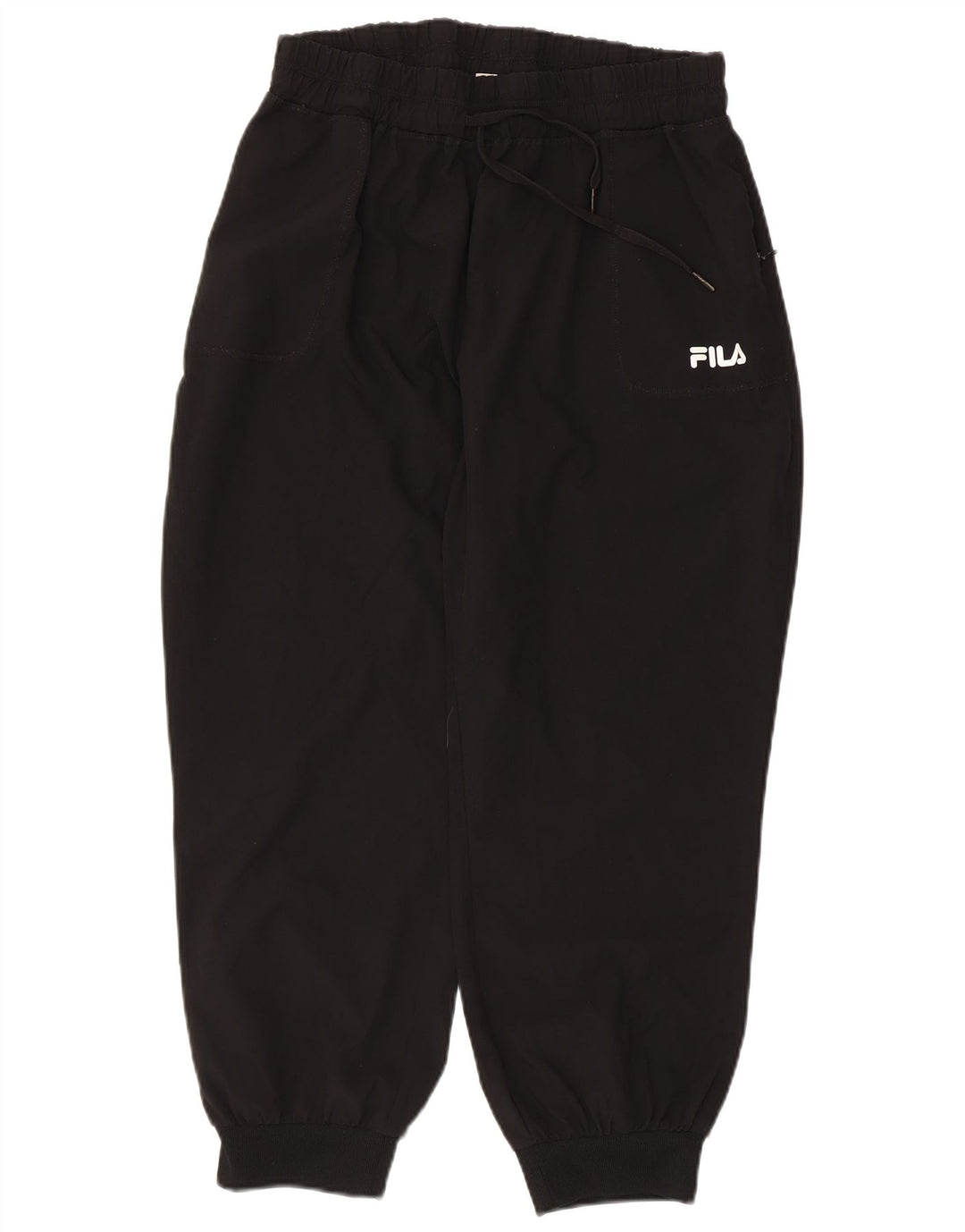 Fila Ženska trenirka Hlače Joggers UK 14 Veliki crni poliester