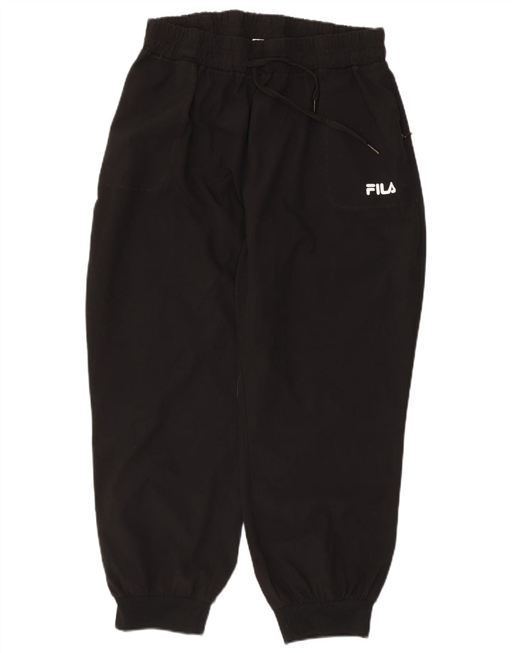 Fila Ženska trenirka Hlače Joggers UK 14 Veliki crni poliester