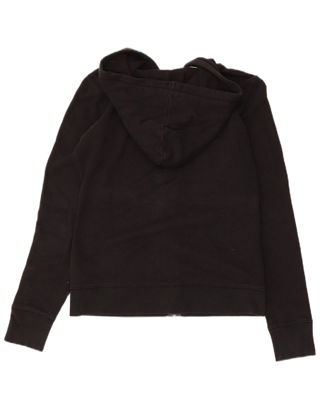 Dkny Ženska pulover s kapuljačom New York Graphic Zip UK 10 Mali crni pamuk