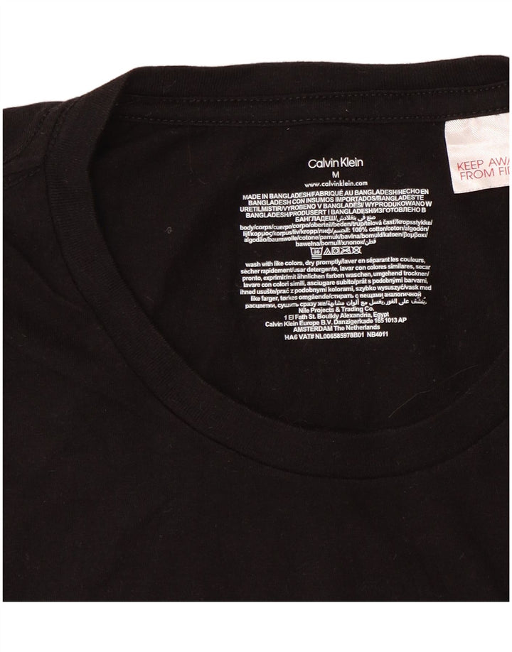 Calvin Klein muška majica kratkih rukava srednji crni pamuk