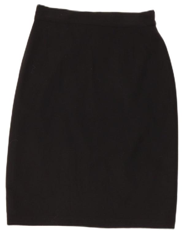 Max Mara ženska pencil suknja visokog struka UK 14 velika W28 crna vuna