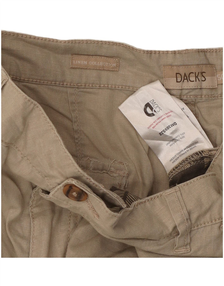 Dack's muške chino kratke hlače IT 50 Large W36 Beige Lan