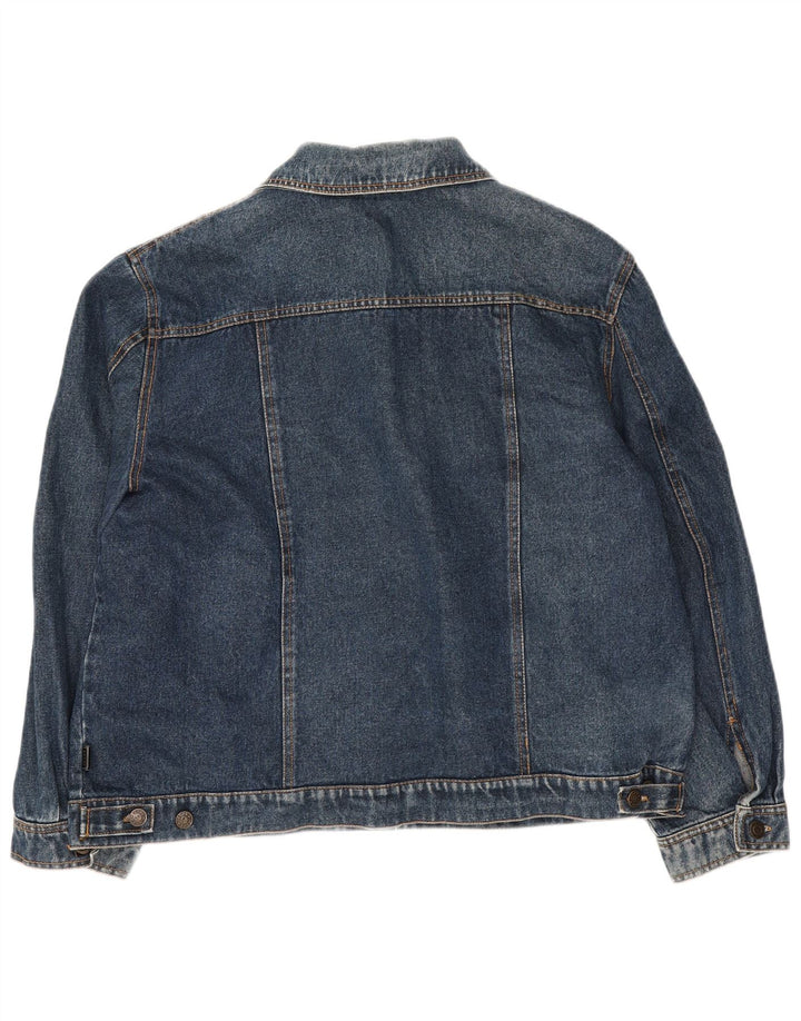 Vintage ženska prevelika traper jakna UK 10 Small Blue