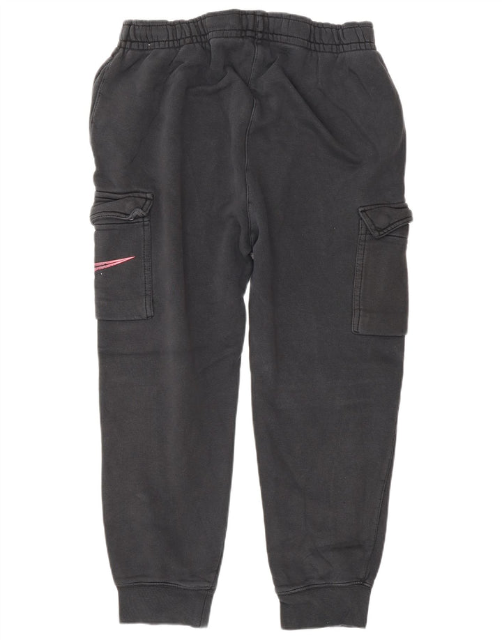 Nike Ženske Graphic Cargo Trenirke Hlače Joggers UK 14 srednje crne