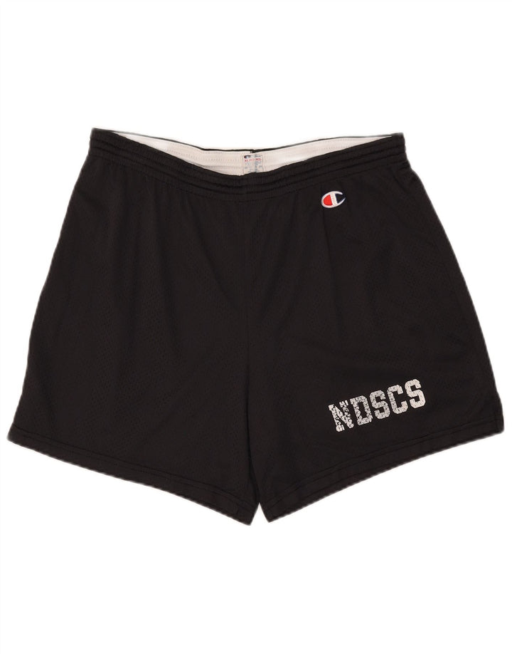 Champion muške grafičke sportske kratke hlače XL crni najlon