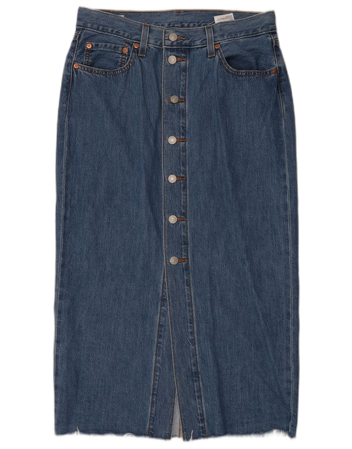 Levi's ženska traper suknja W29 srednje plavi pamuk