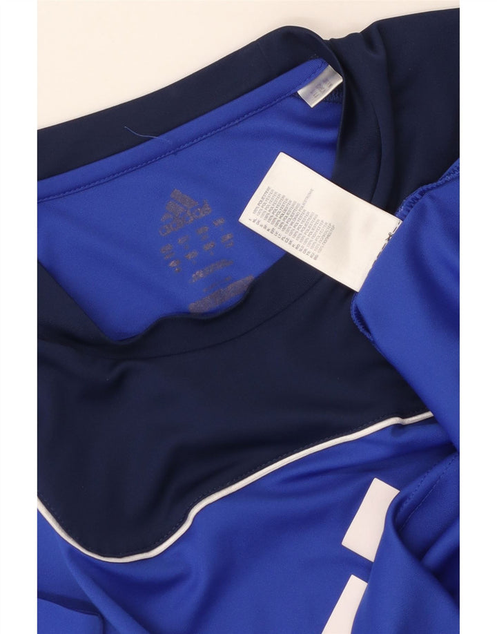 Adidas muška grafička majica s kratkim rukavima srednje plave boje od poliestera