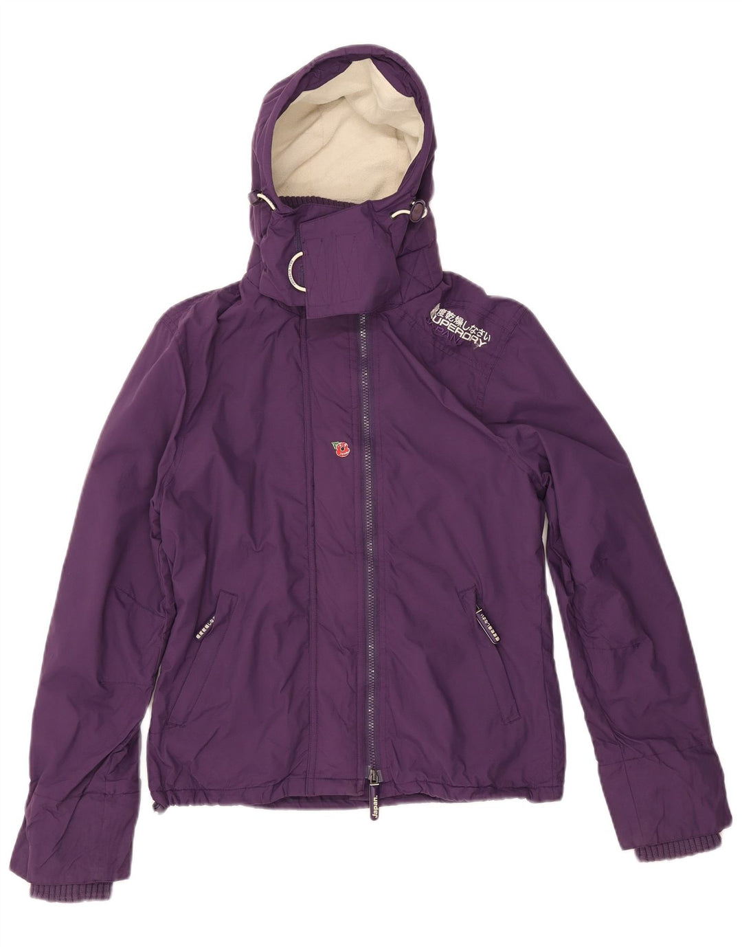 Superdry ženska jakna s vjetrovkom UK 14 srednje ljubičasta