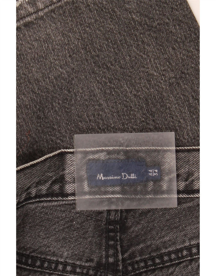 Massimo Dutti muške ravne traperice EU 44 velike W34 L30 sive