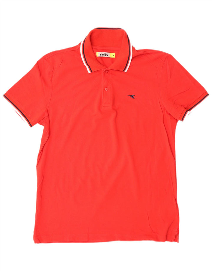 DIADORA muška polo majica srednje crvene pamučne boje