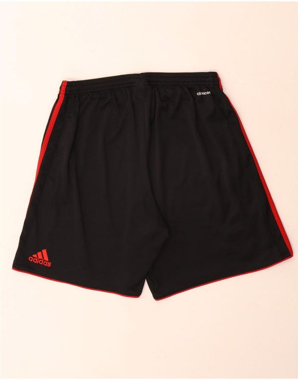 Adidas Mens Watford F.C. Velike sportske kratke hlače od crnog poliestera