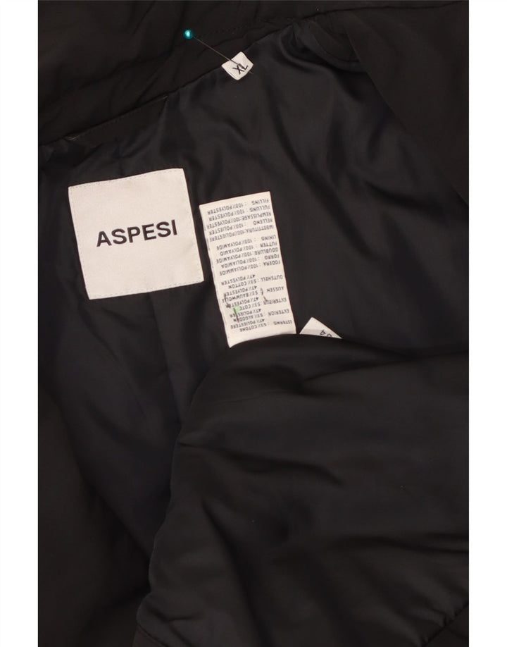 Aspesi ženski kaput UK 18 XL crni pamuk