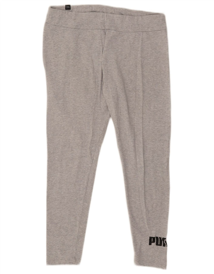 Puma ženske grafičke tajice UK 14 Large Grey Flecked