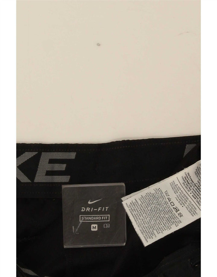 Nike muške Dri Fit standardne sportske kratke hlače srednje crne boje od poliestera