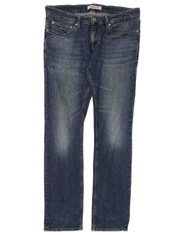 Tommy Hilfiger Mens Scanton Slim Jeans W32 L32 Plavi pamuk