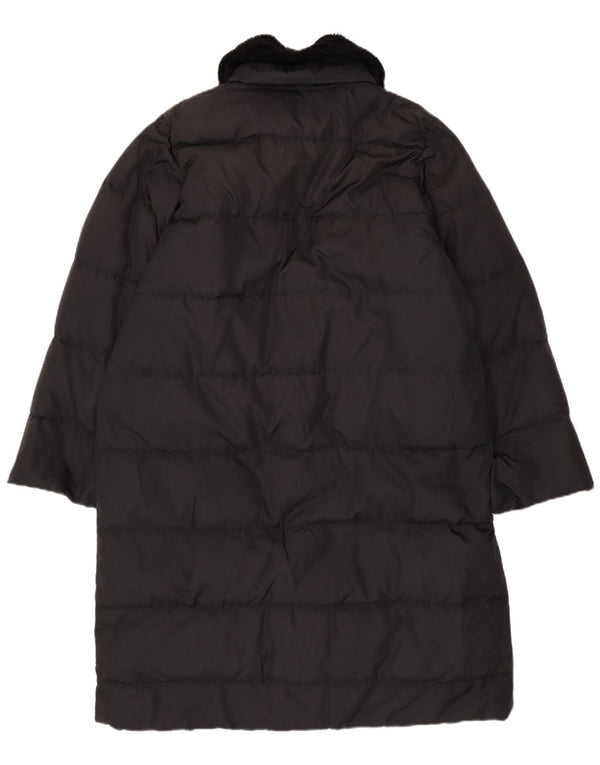 Max Mara Womens Weekend Oversized Padded Coat UK 12 Medium Black Polyamide