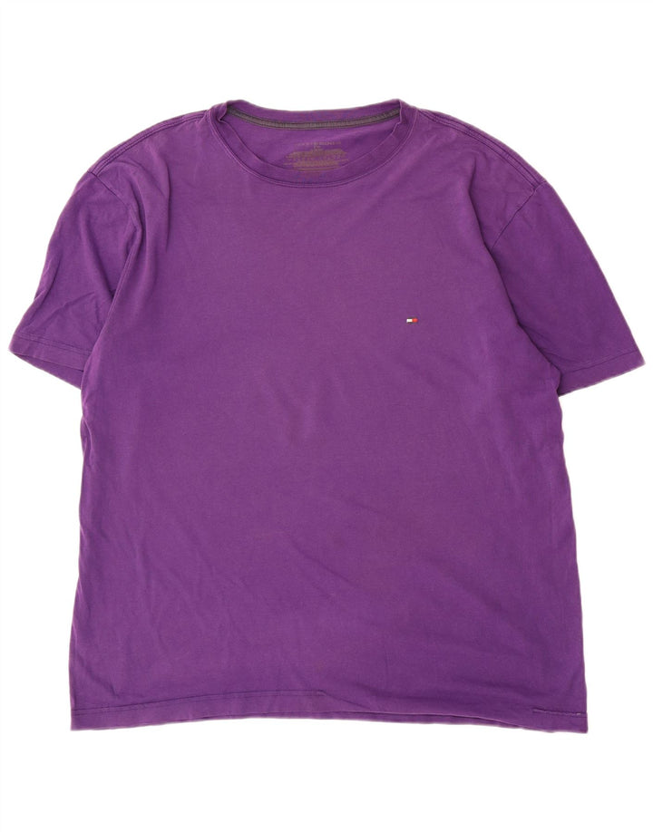 Velika ljubičasta muška majica kratkih rukava Tommy Hilfiger
