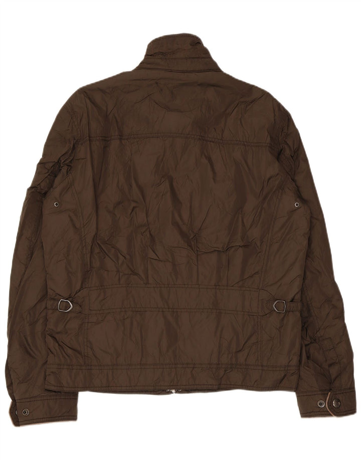 MASSIMO DUTTI Muška pomoćna jakna UK 40 Large kaki najlon