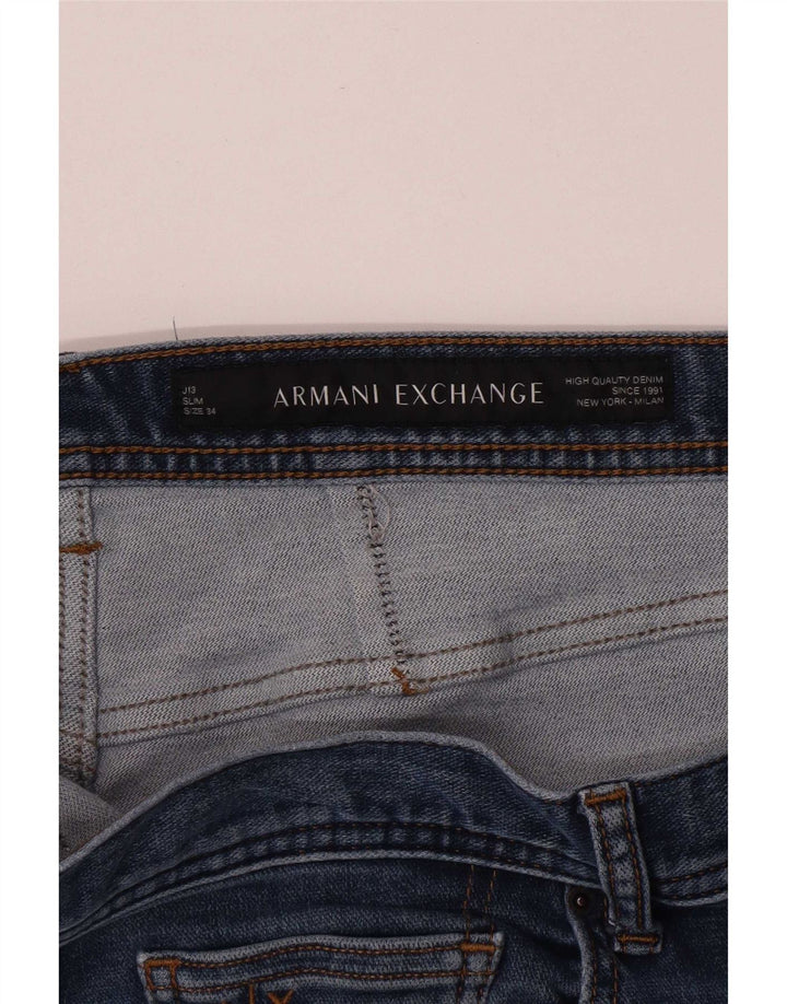 Armani Exchange Muške uske traperice W34 L32 Plave