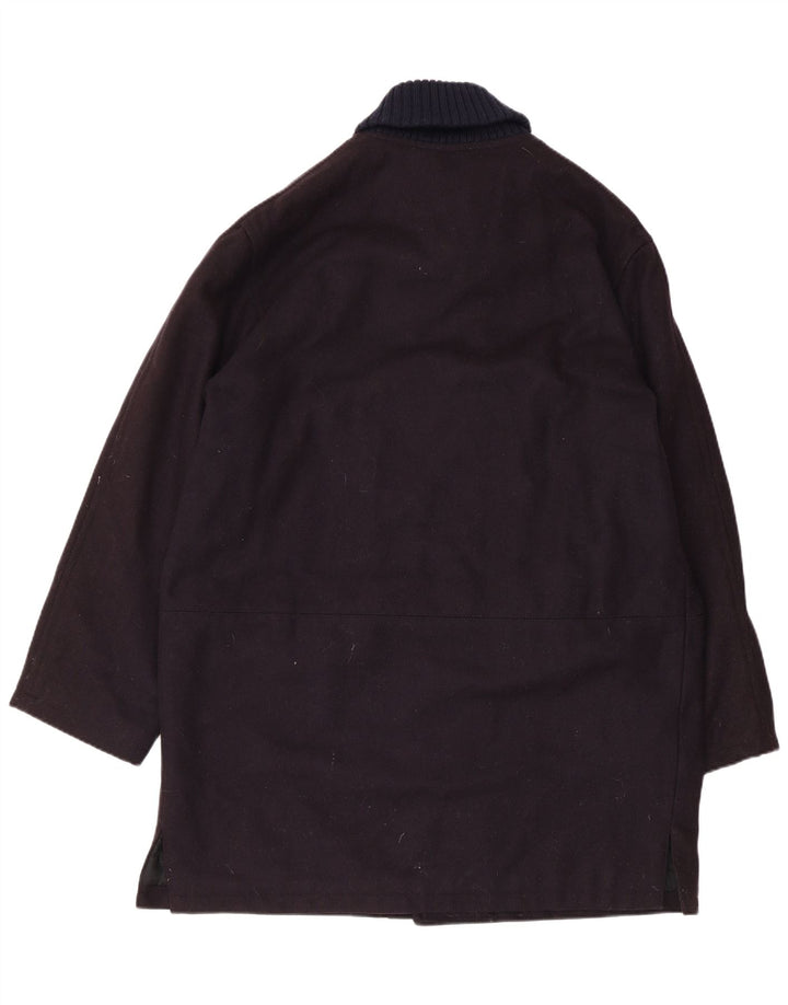 PAUL & SHARK Muški kaput za jahte UK 40 Veliki crni vuneni